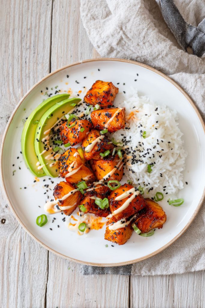 How to make air fryer salmon bites