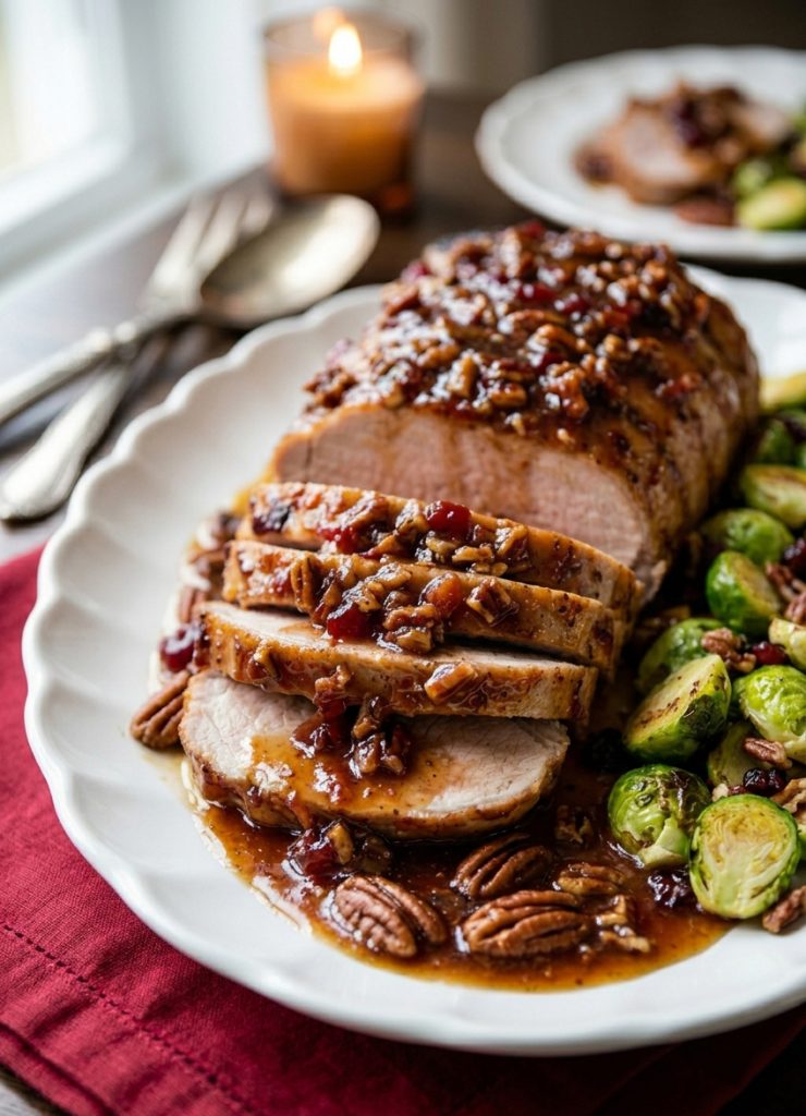 How to Make It Fruit-Pecan Pork Roast
