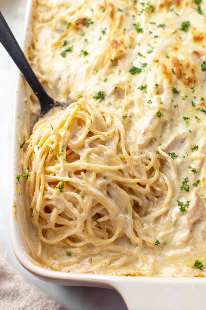 How to Make It Creamy Ranch Chicken Spaghetti