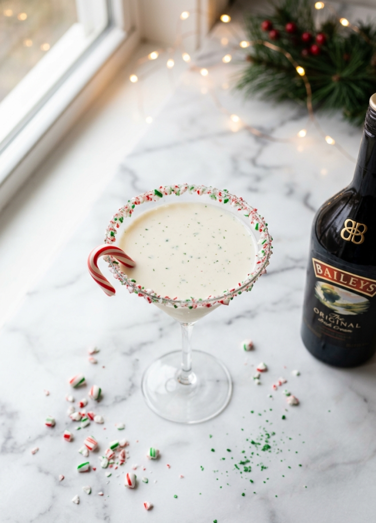 How to make Chocolate Peppermint Stick Cocktail