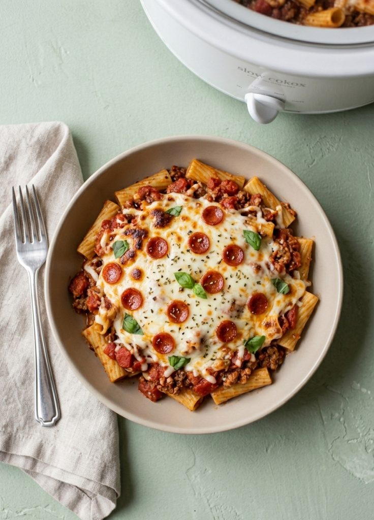 How to make slow-cooker pizza casserole