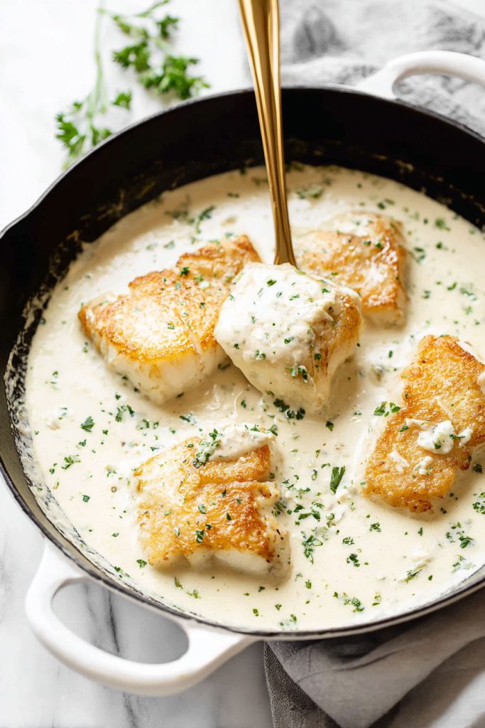 How To Make It Creamy Lemon Parmesan Cod