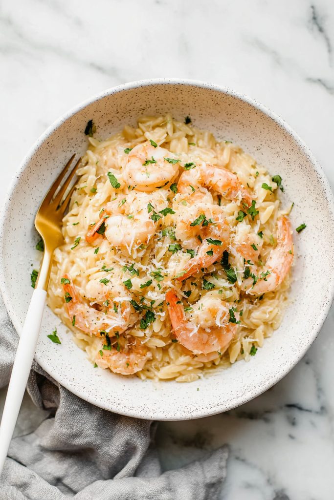 How to Make It Shrimp Scampi Orzo