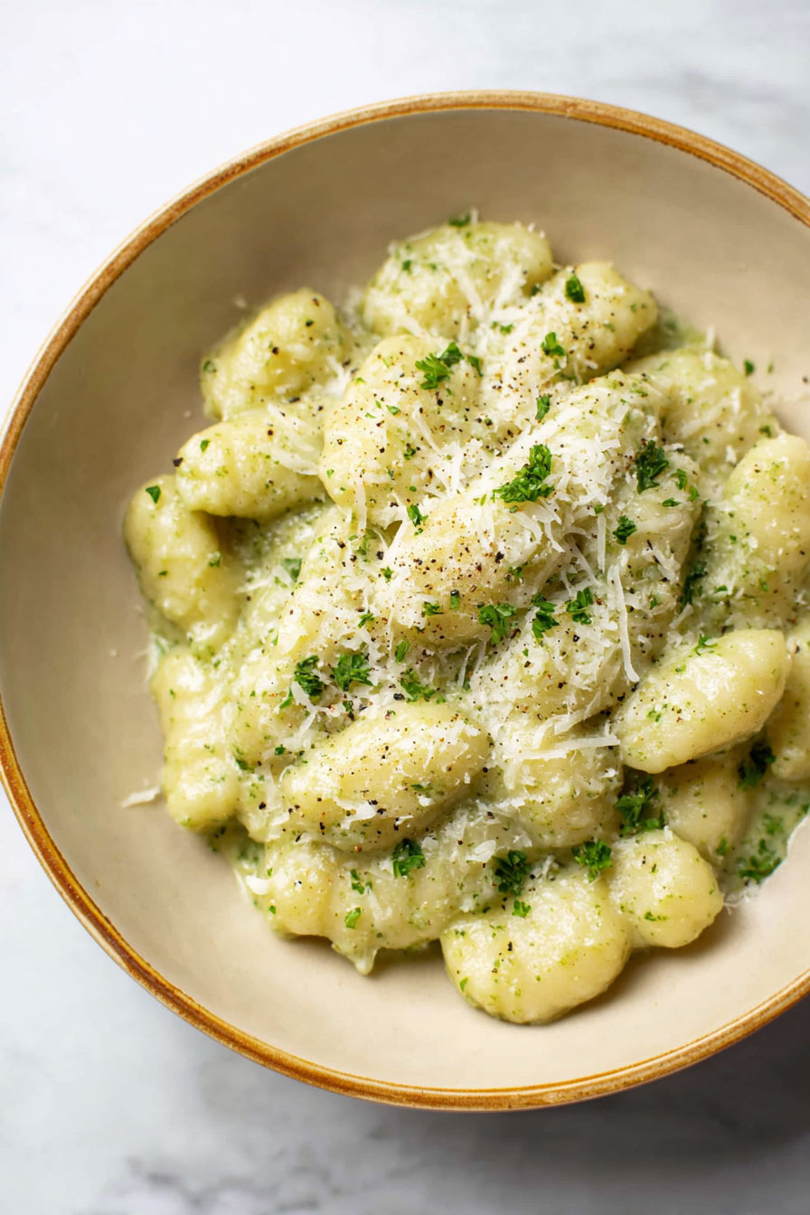 Creamy Pesto Gnocchi