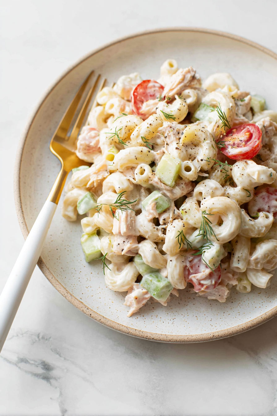 Creamy Tuna Pasta Salad