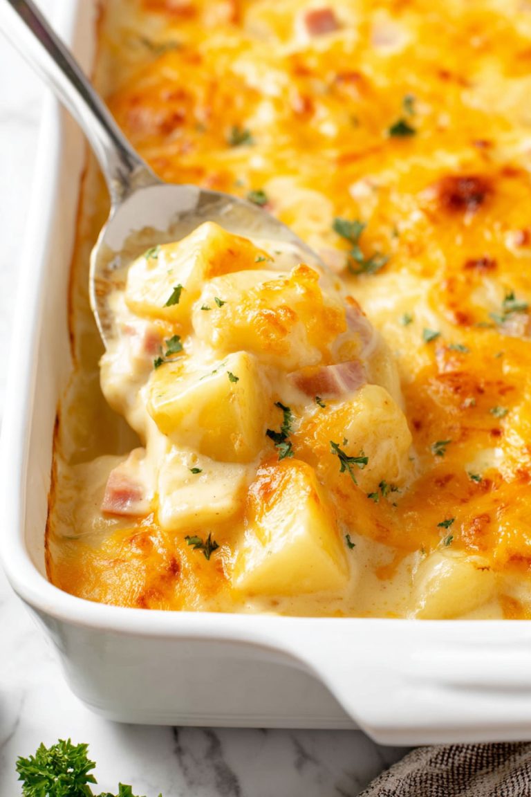 Easy Ham and Potato Casserole
