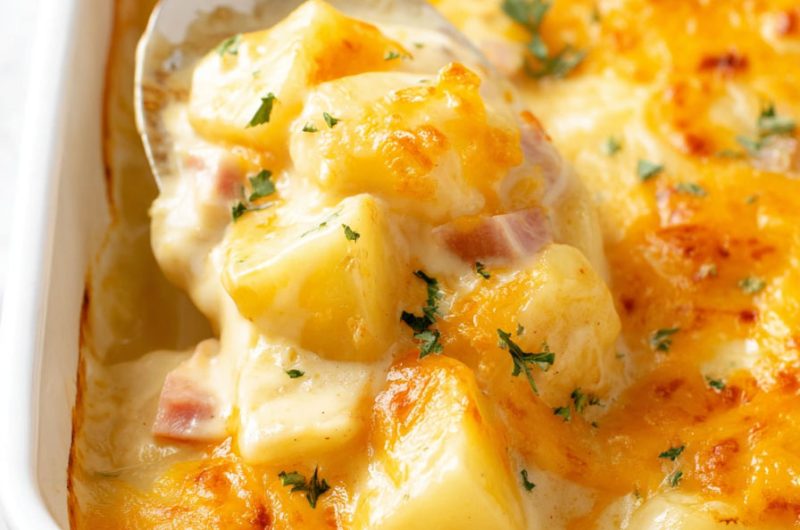 Easy Ham and Potato Casserole