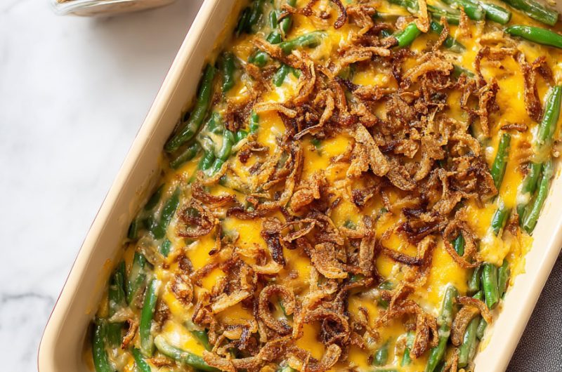 Fresh Green Bean Casserole Recipe