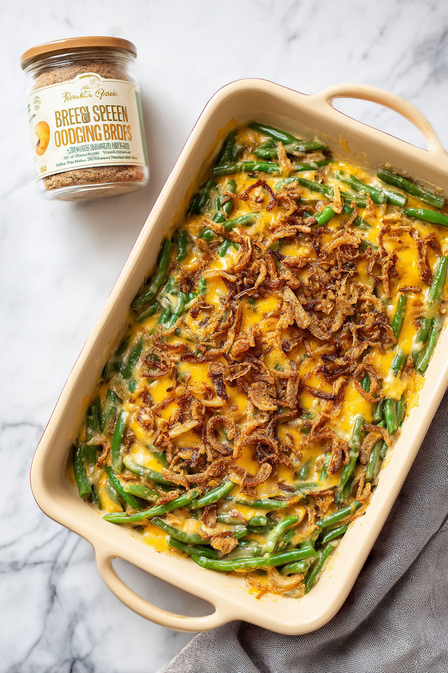 Fresh Green Bean Casserole Recipe