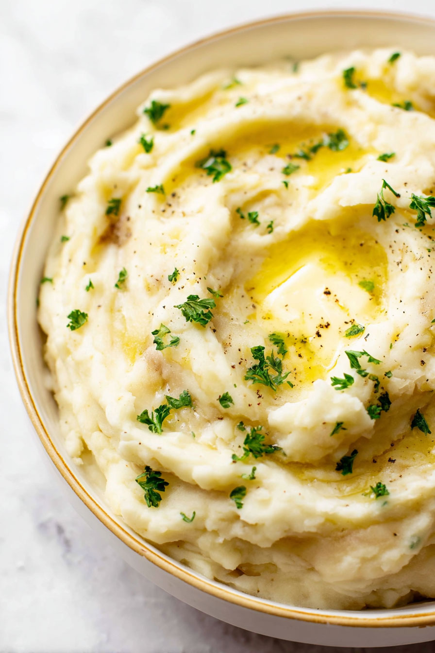 Make Ahead Crockpot Mashed Potatoes