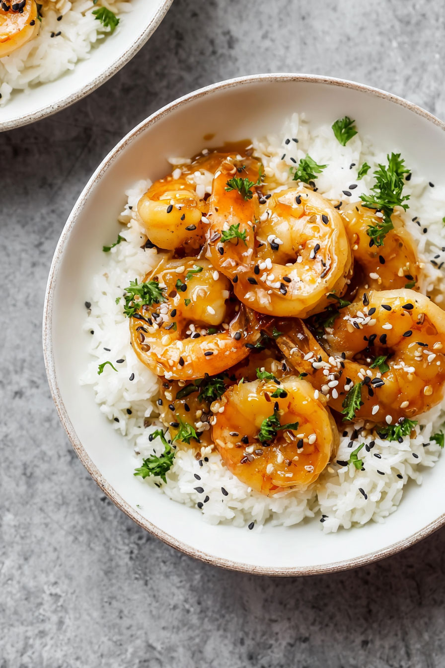 Sesame Ginger Shrimp