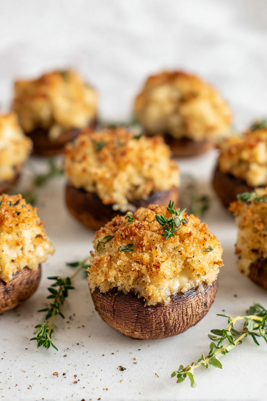 Simple Stuffed Mushrooms