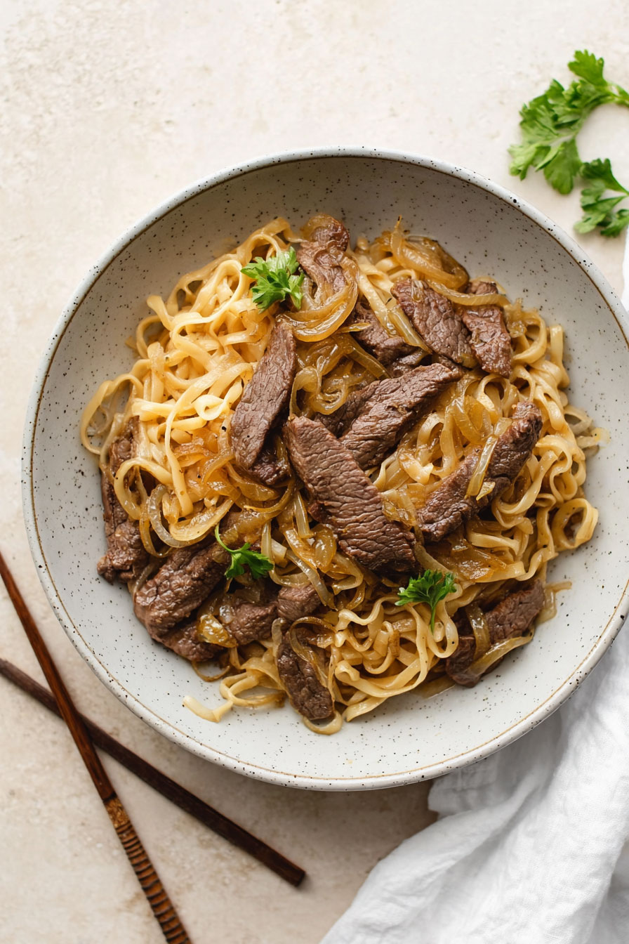 Beef and Noodles
