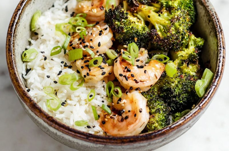 Easy Shrimp and Broccoli Bowls
