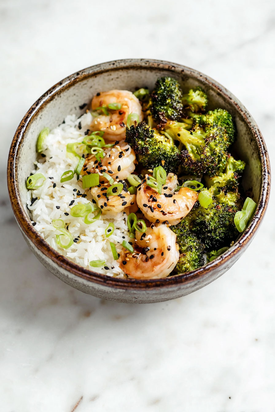 Easy Shrimp and Broccoli Bowls