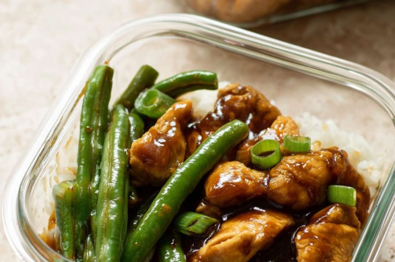 Mongolian Chicken Meal Prep Bowls