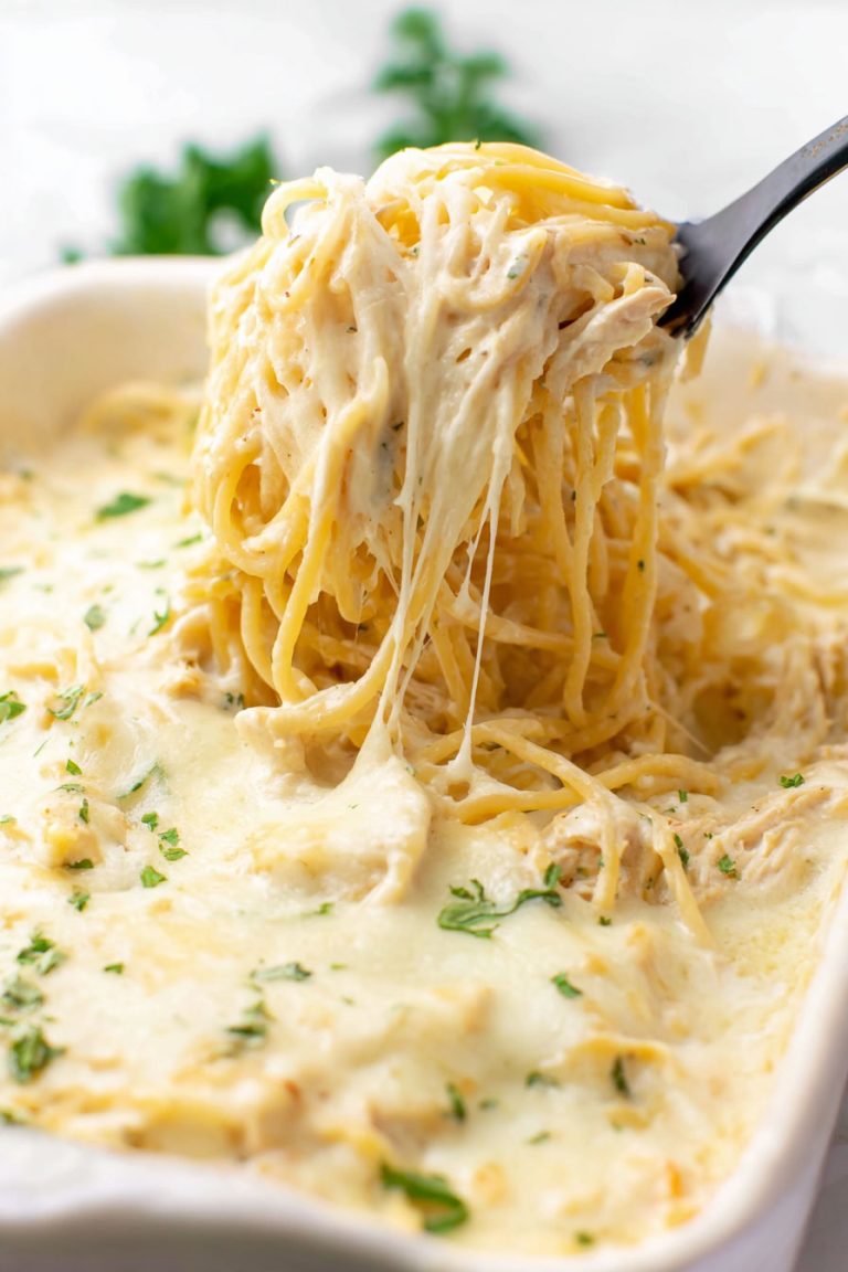 Creamy Ranch Chicken Spaghetti
