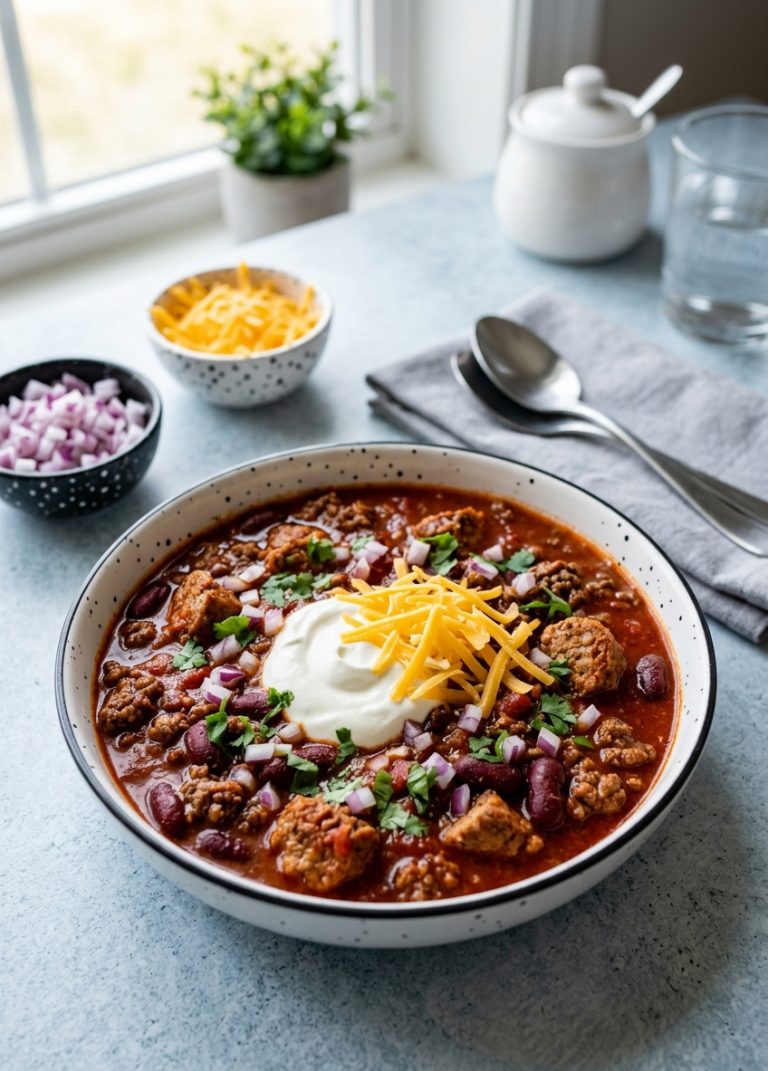 Beef and Sausage Chili