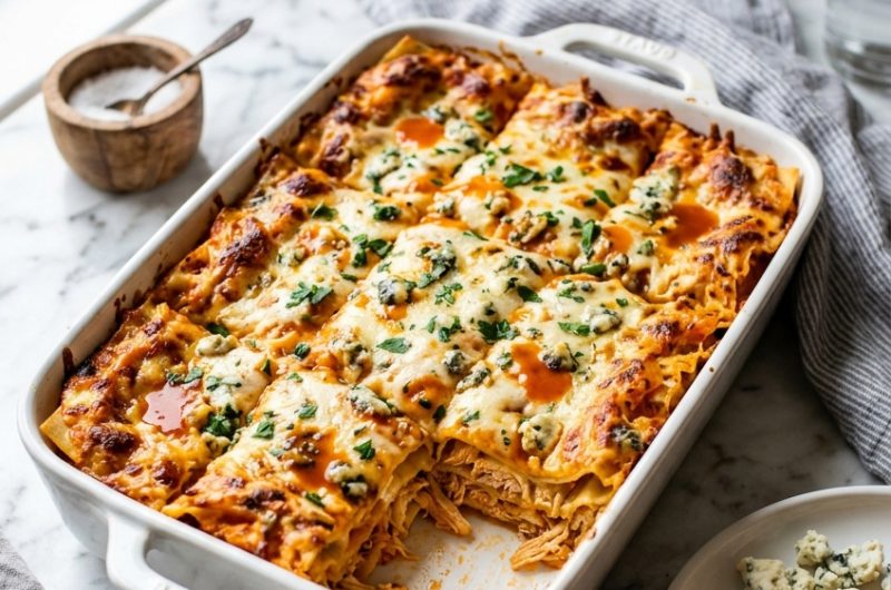 Buffalo Chicken Lasagna
