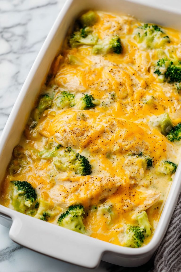 Cheddar Broccoli Chicken Bake