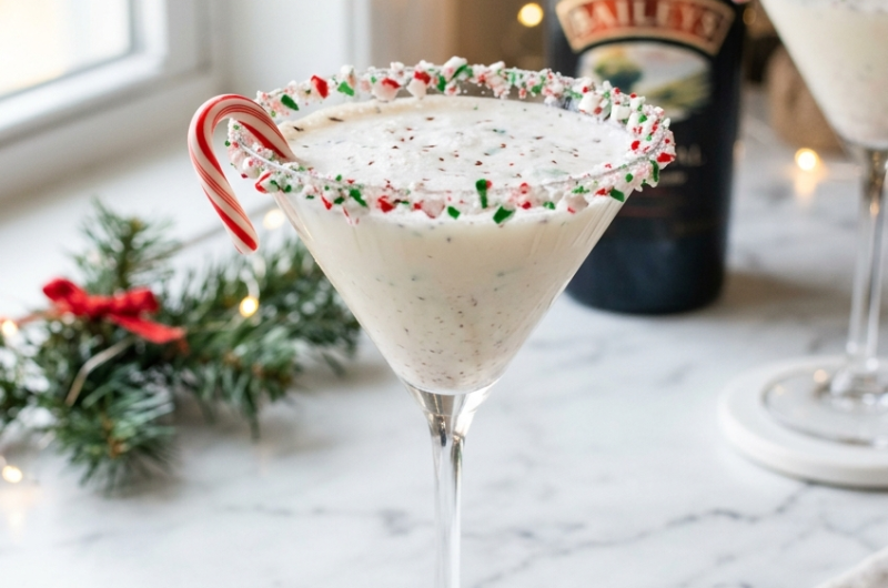 Chocolate Peppermint Stick Cocktail