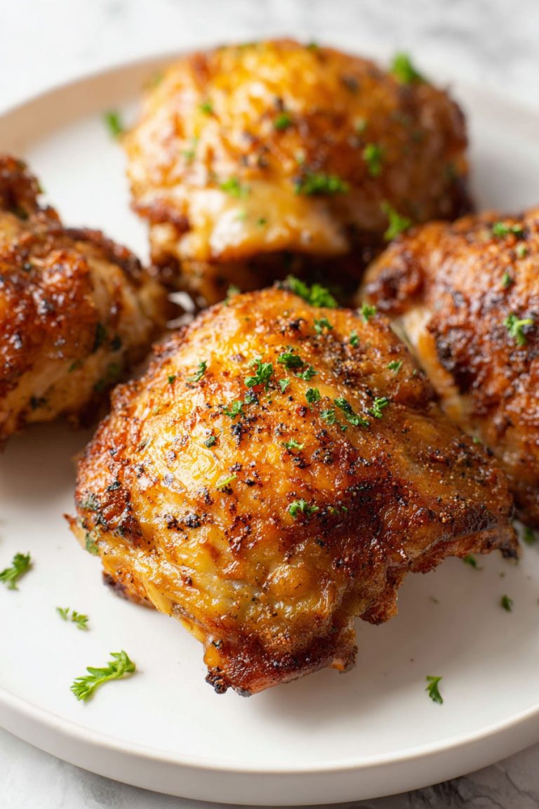 Crispy Air Fryer Chicken Thighs