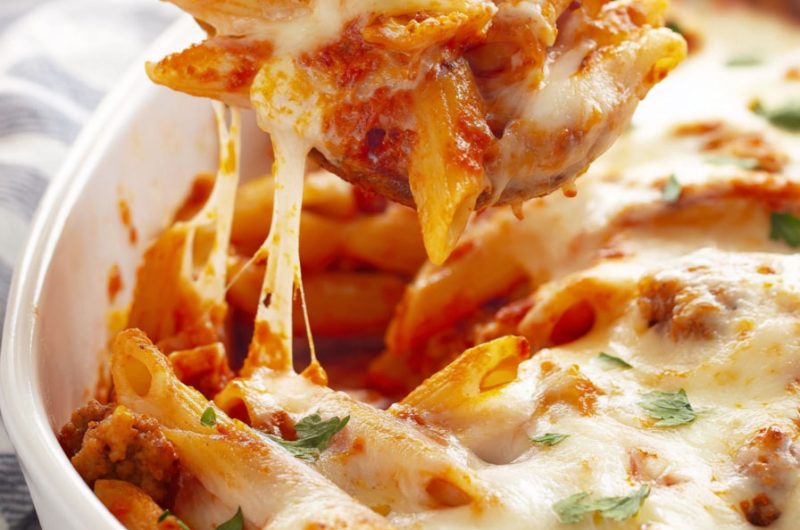 Easy Baked Penne with Sausage