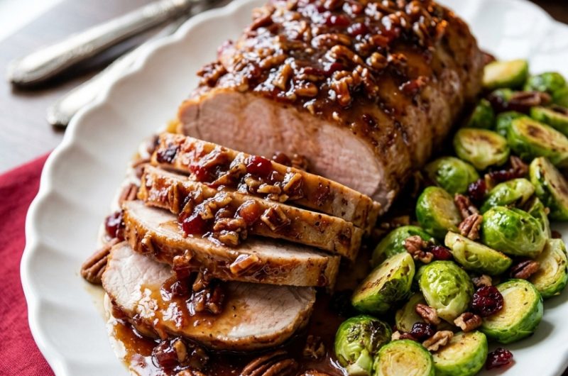 Fruit-Pecan Pork Roast