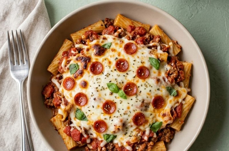 slow-cooker pizza casserole recipe