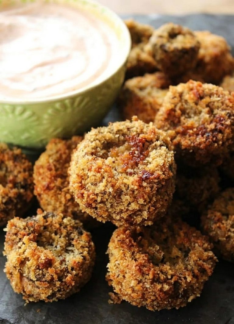 Air Fryer Fried Mushrooms