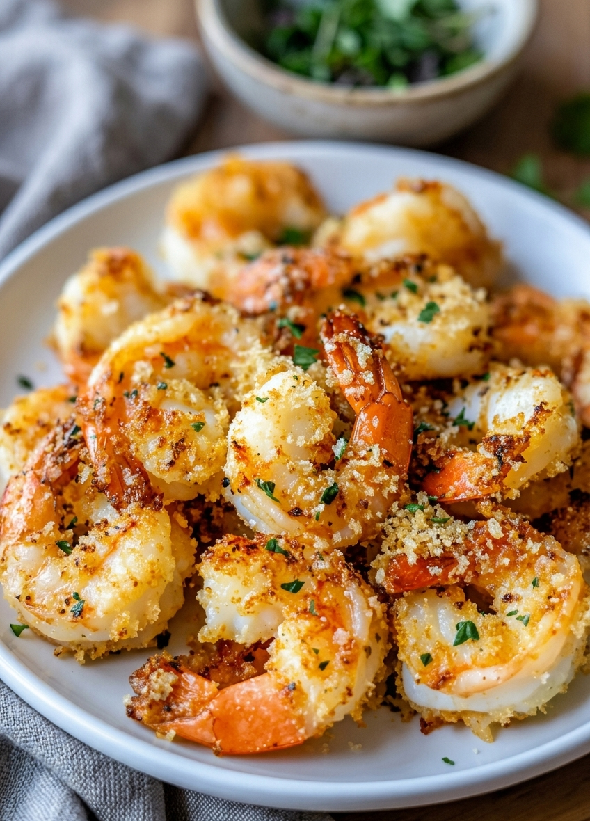 Air Fryer Garlic Parmesan Shrimp