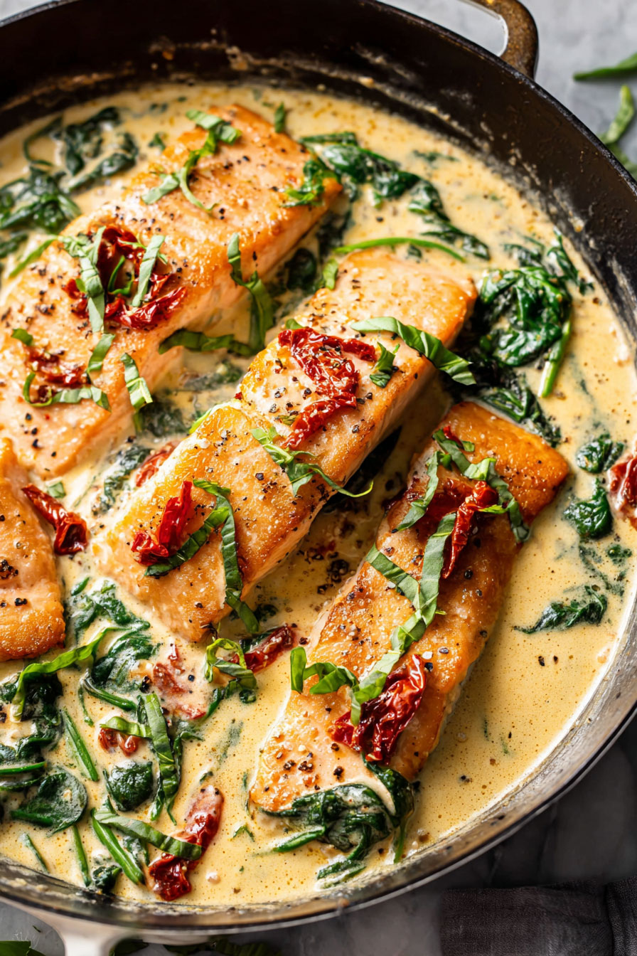 Creamy Tuscan Salmon