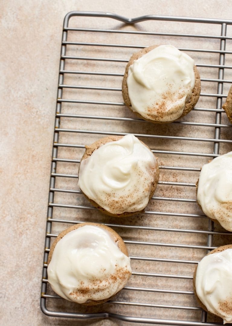 Easy Carrot Cake Cookies with Cream Cheese Frosting