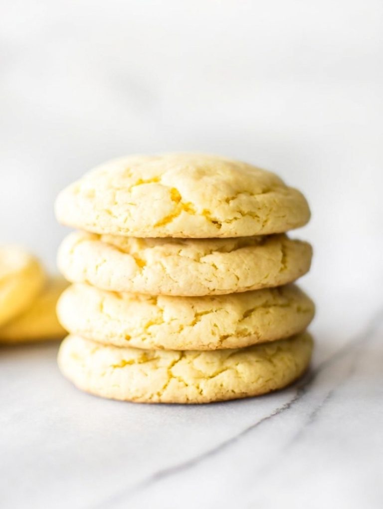 Lemon Cake Mix Cookies